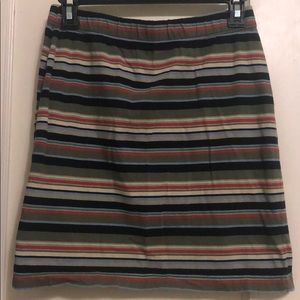 COPY - J Crew Striped Cotton Skirt
